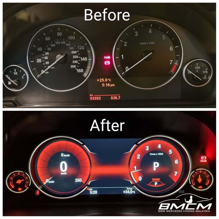 6WB Digital Cluster - F30