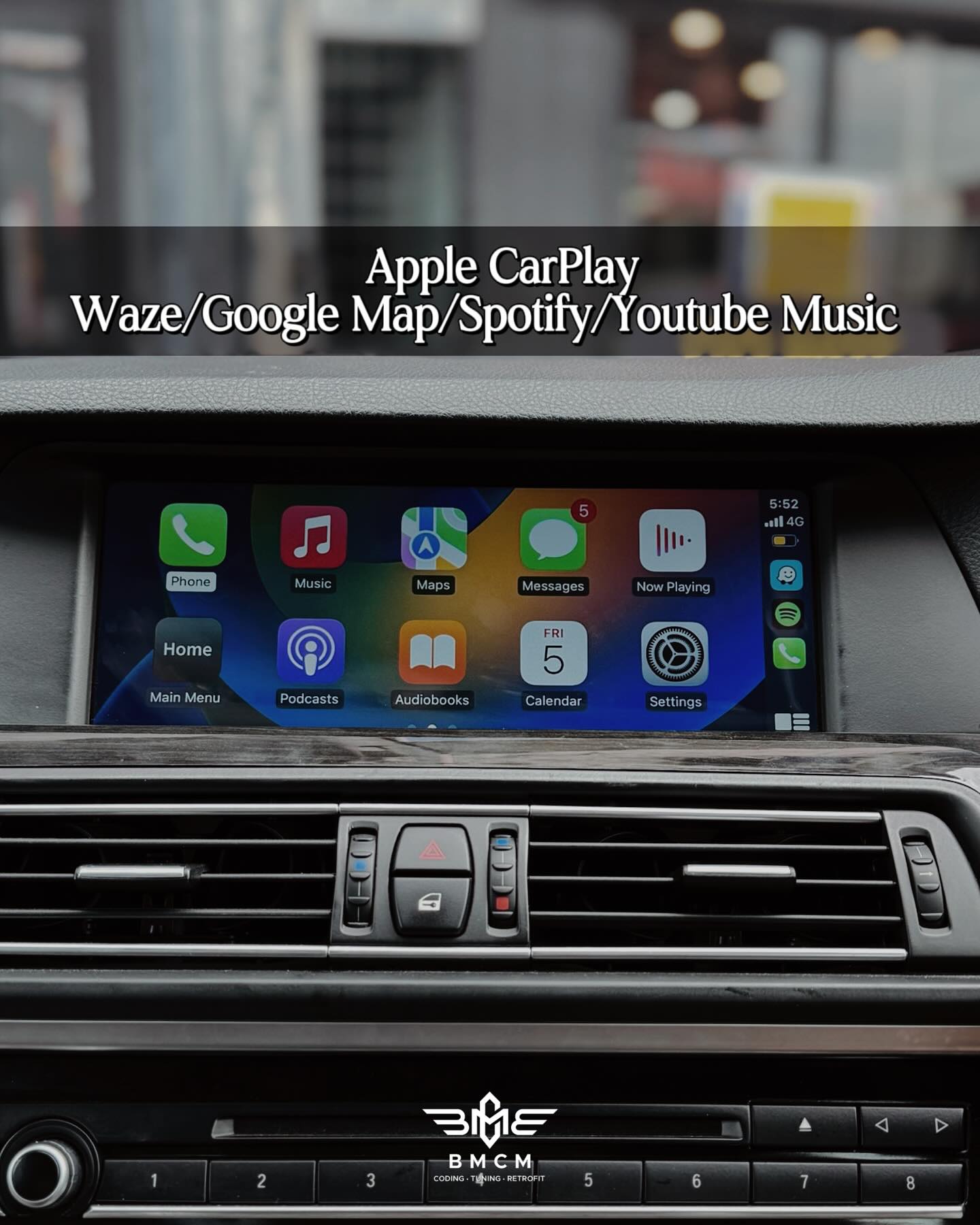 BMW Aftermarket CIC MMI Apple CarPlay/Android Auto Module
