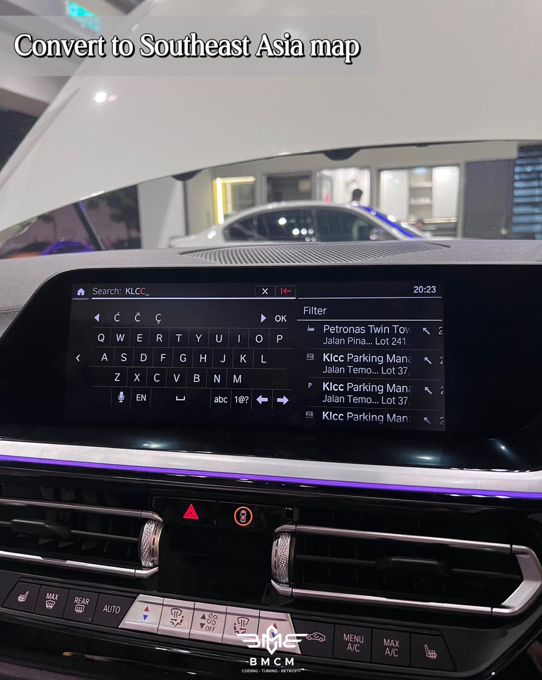 Navigation Map & Region Conversion for iDrive 7 MGU