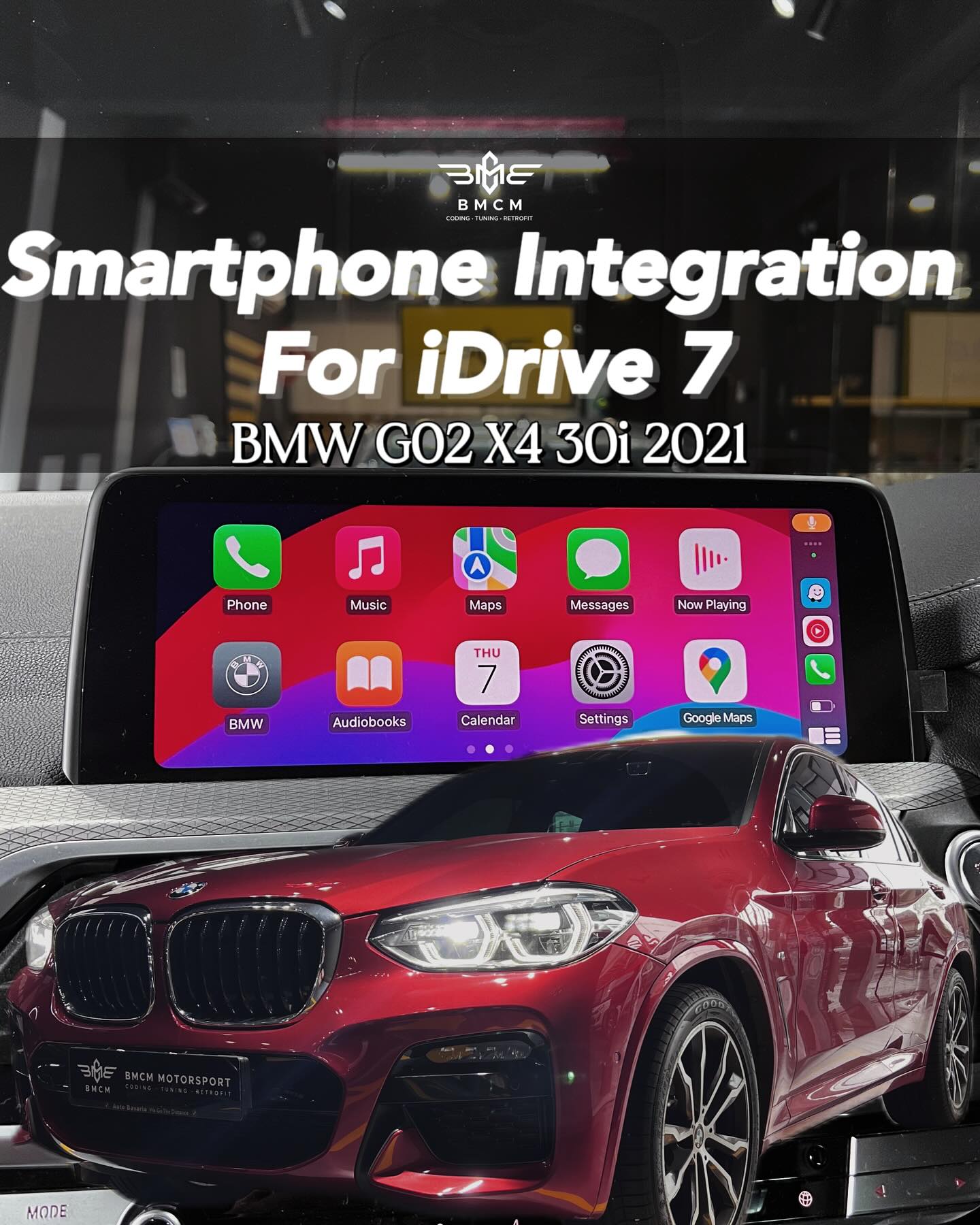 Smartphone Integration - Apple CarPlay & Android Auto (iDrive 7)