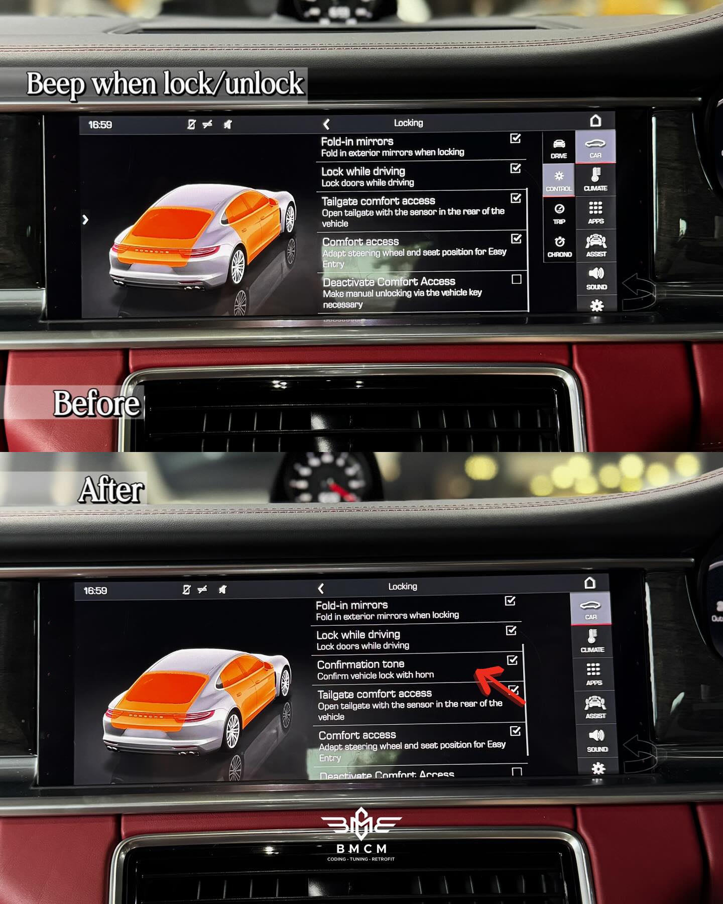 Feature Coding - Porsche Panamera with PCM 4.1