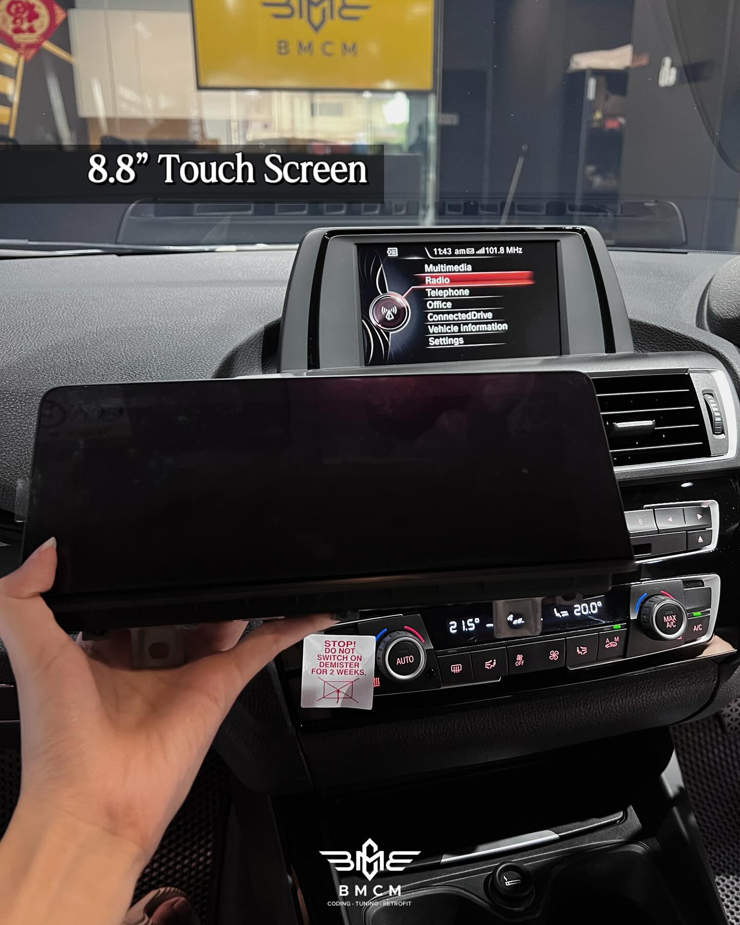 BMW iDrive 6 EVO with 8.8 inch Touch Screen