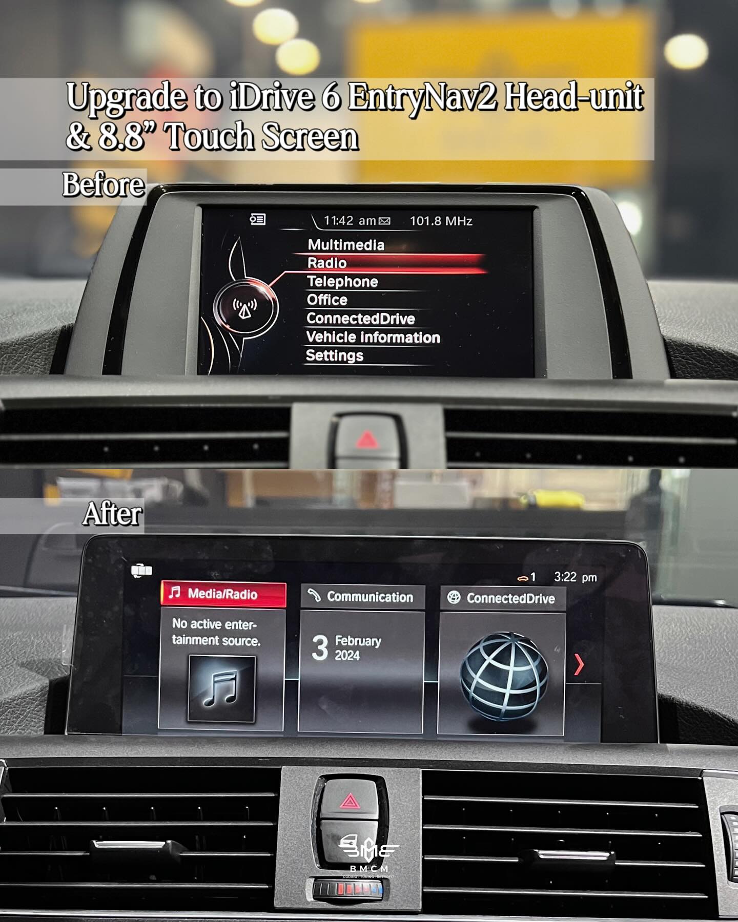 Entrynav2 Retrofit Set with 8.8" Touchscreen (F3x)