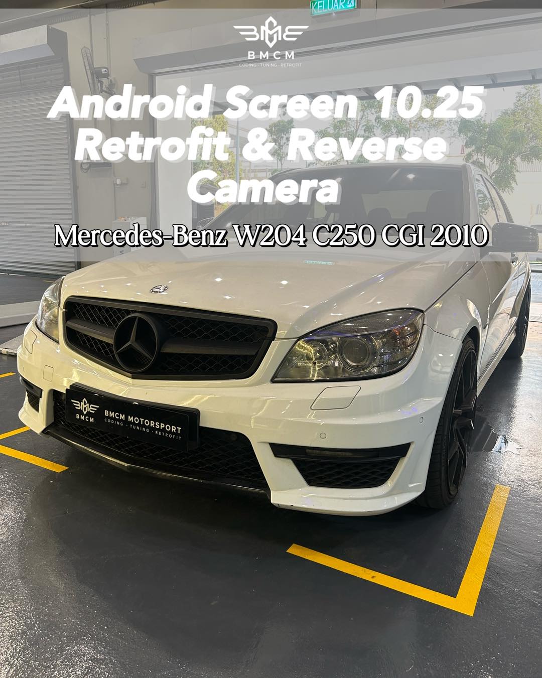 Mercedes-Benz W204 10.25 Android Screen Retrofit