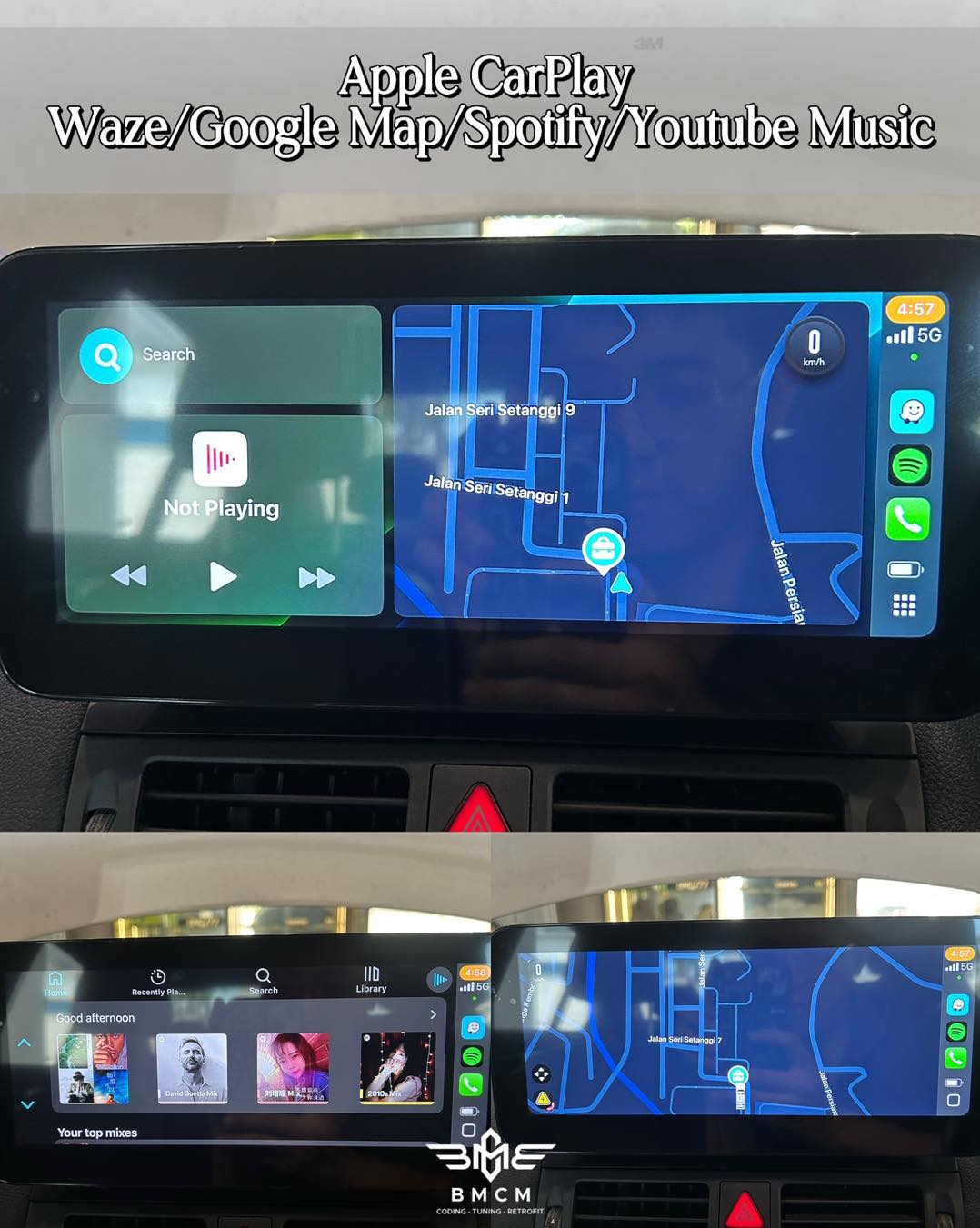 Mercedes-Benz W204 10.25 Android Screen Retrofit