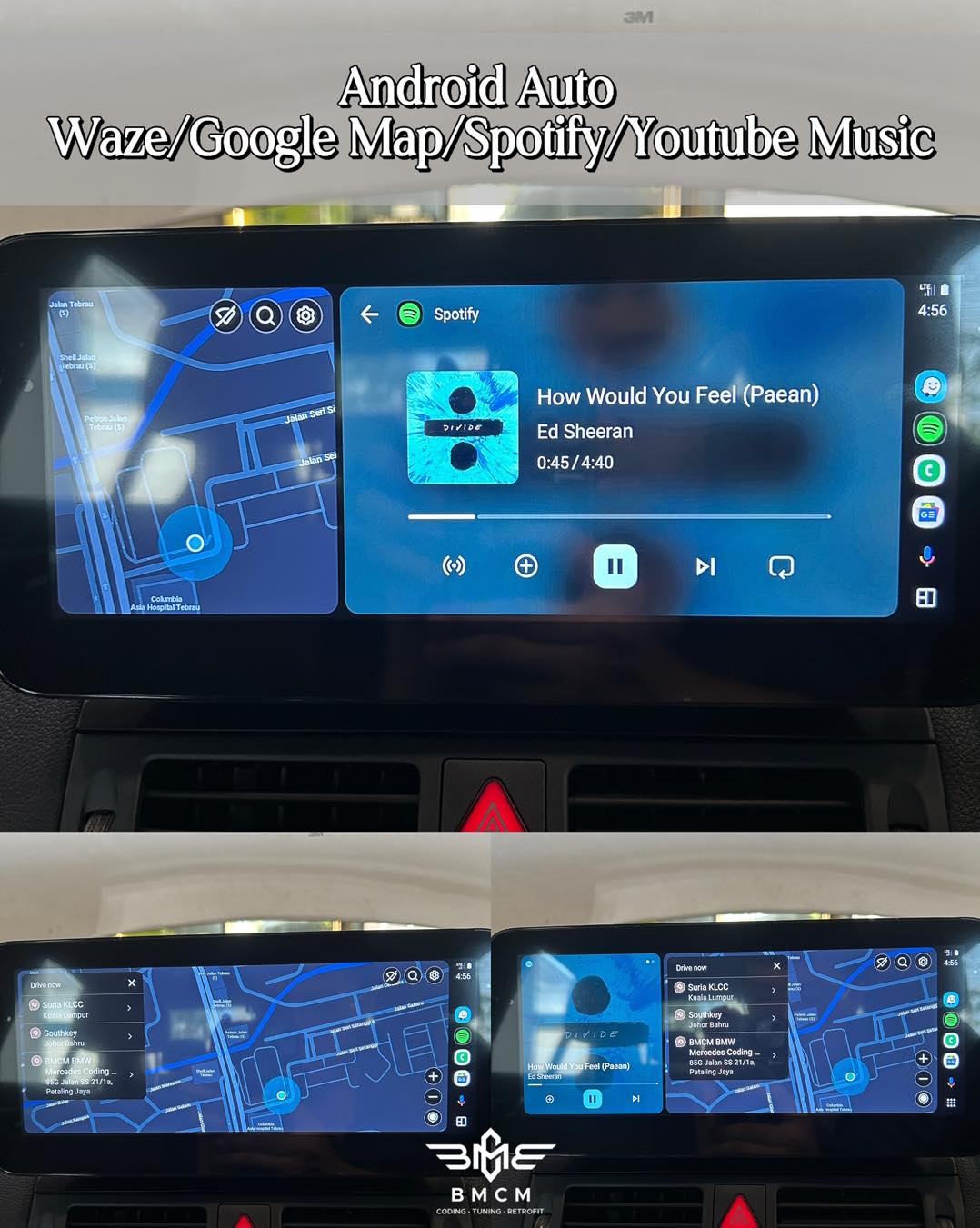 Mercedes-Benz W204 10.25 Android Screen Retrofit