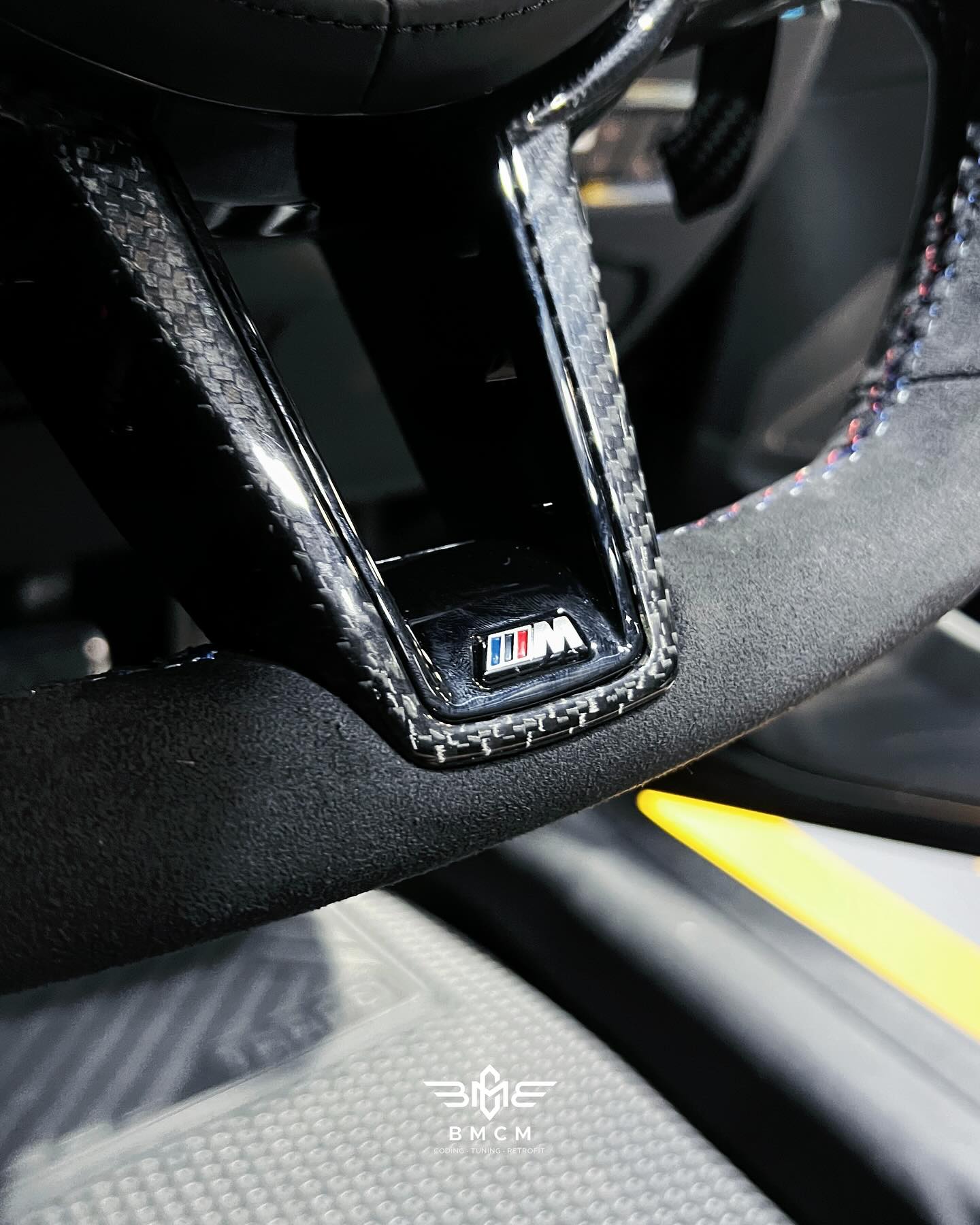 M Performance Alcantara Carbon Fibre Steering G Series