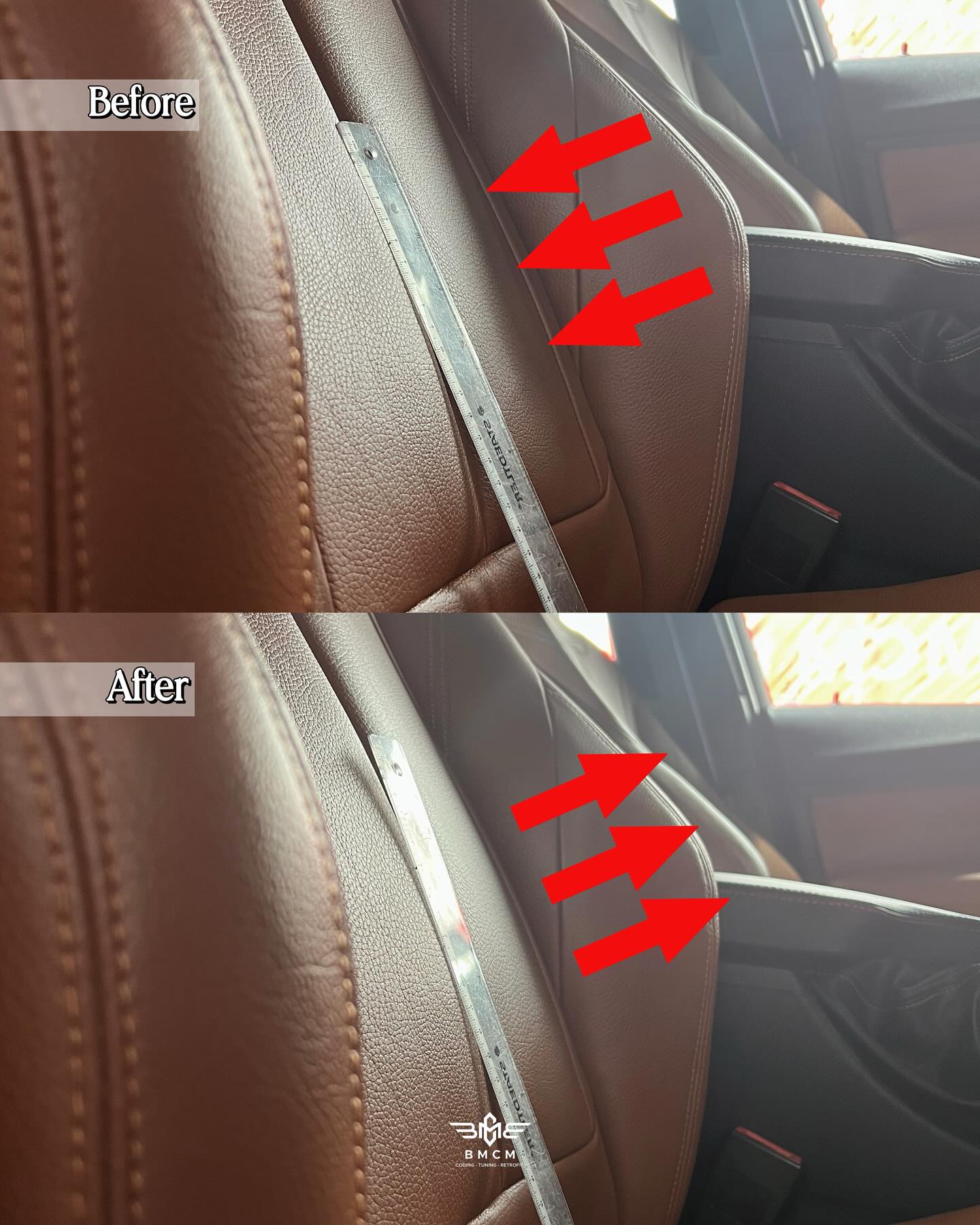 BMW Seat Lumbar Support Retrofit