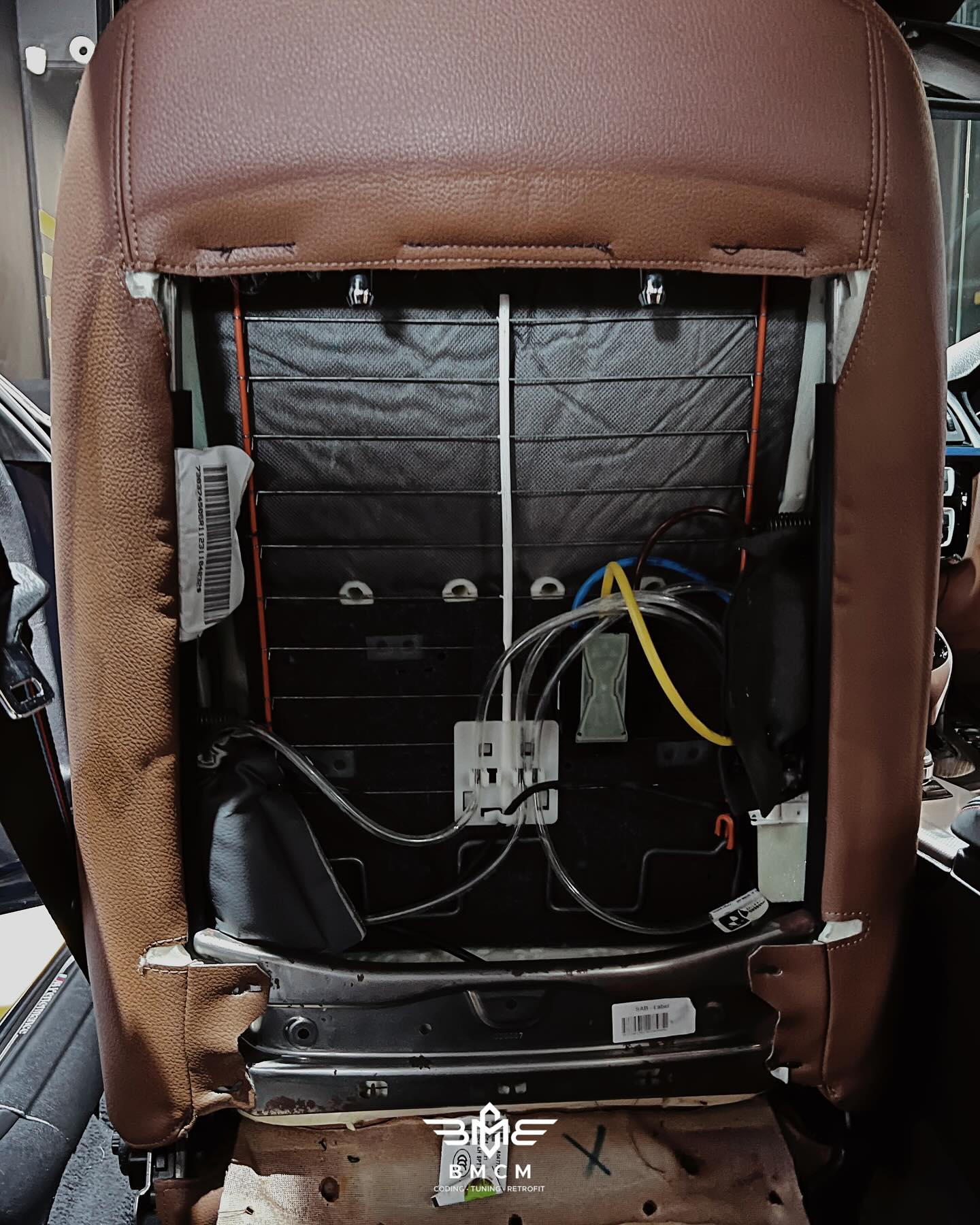 BMW Seat Lumbar Support Retrofit