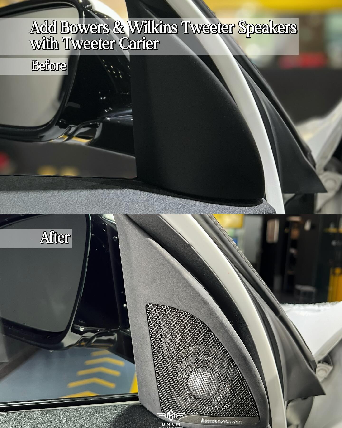 BMW F48 X1 - A Pillar Speaker Tweeter Carrier