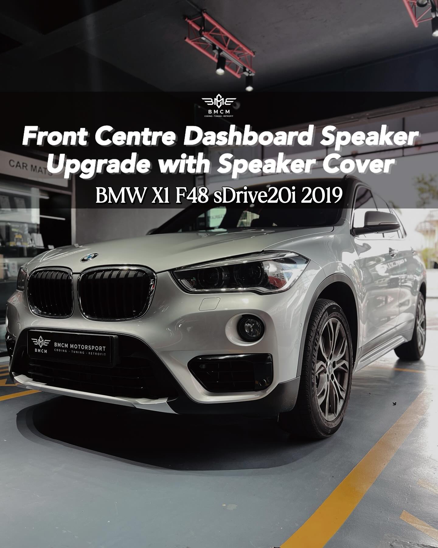BMW F48 X1 - Front Dashboard Cover with Speakers