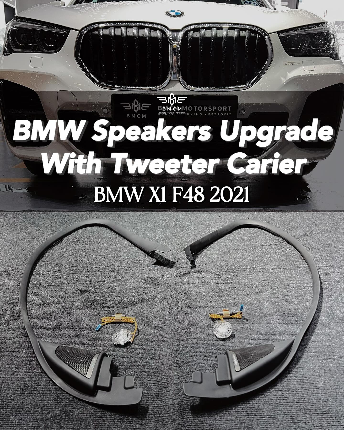BMW F48 X1 - A Pillar Speaker Tweeter Carrier