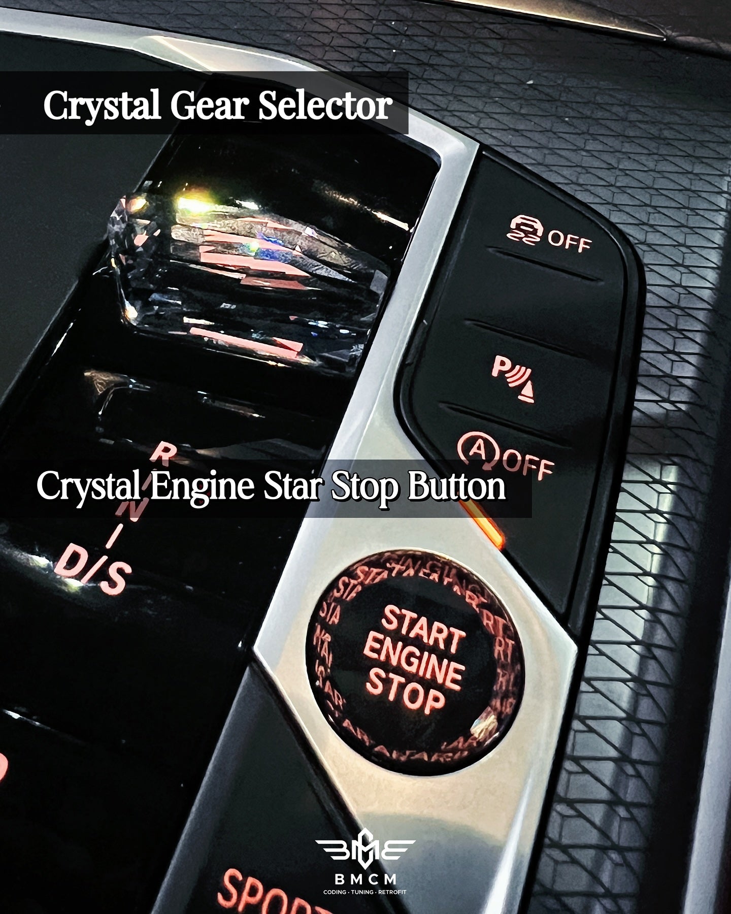 Crystal Gear Selector 4 pcs/set