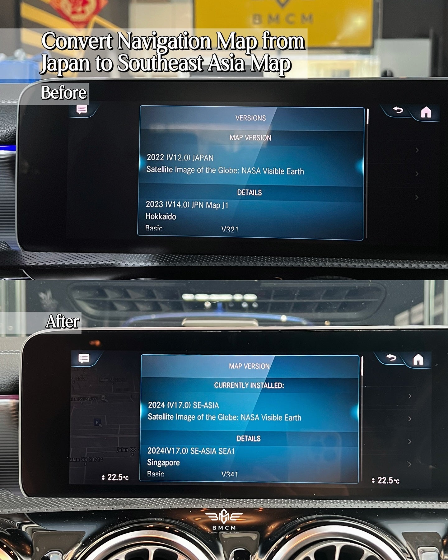 Mercedes-Benz W177 A250 NTG 6 Japan Conversion