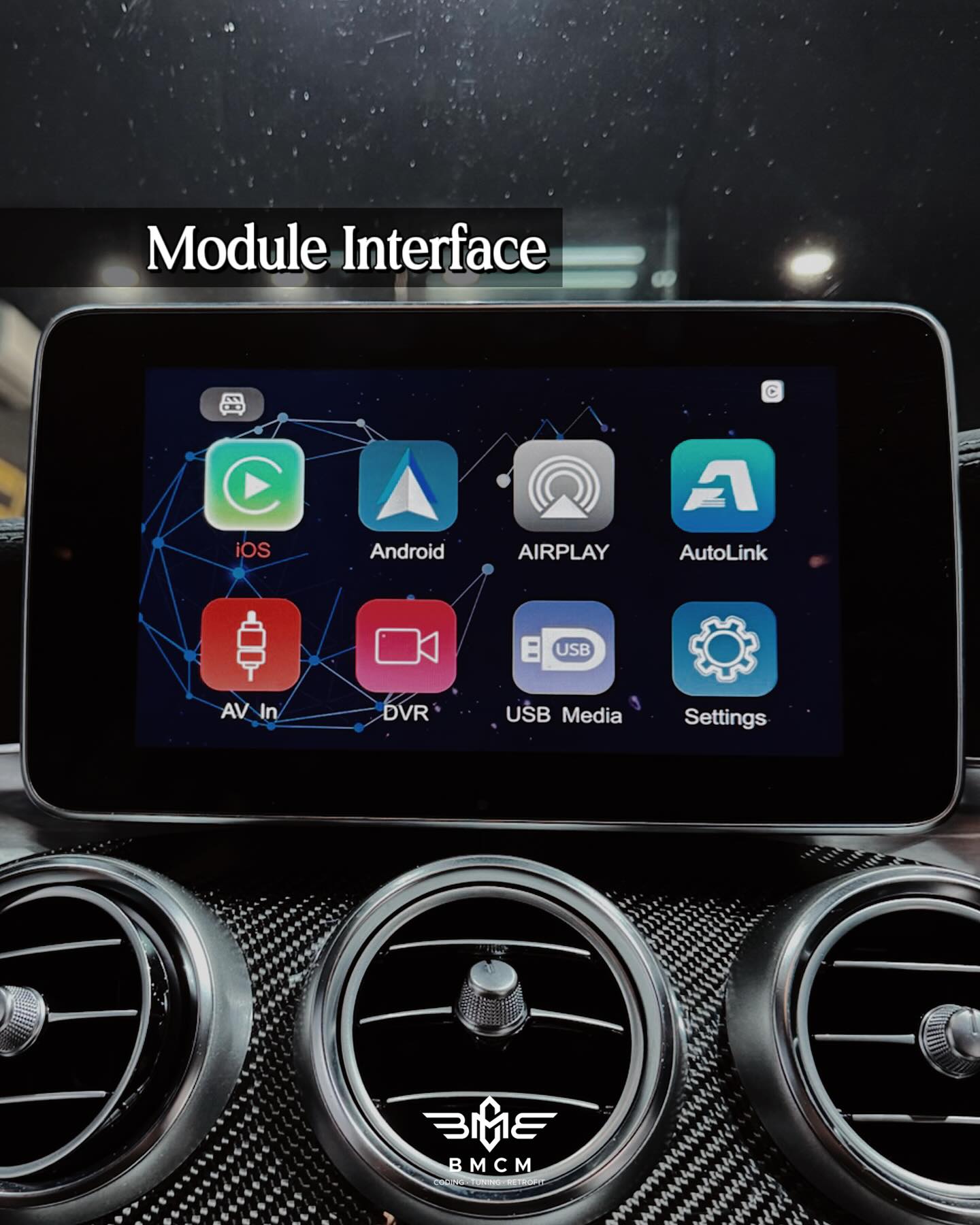 Mercedes Aftermarket NTG 5.5 MMI Apple CarPlay/Android Auto Module
