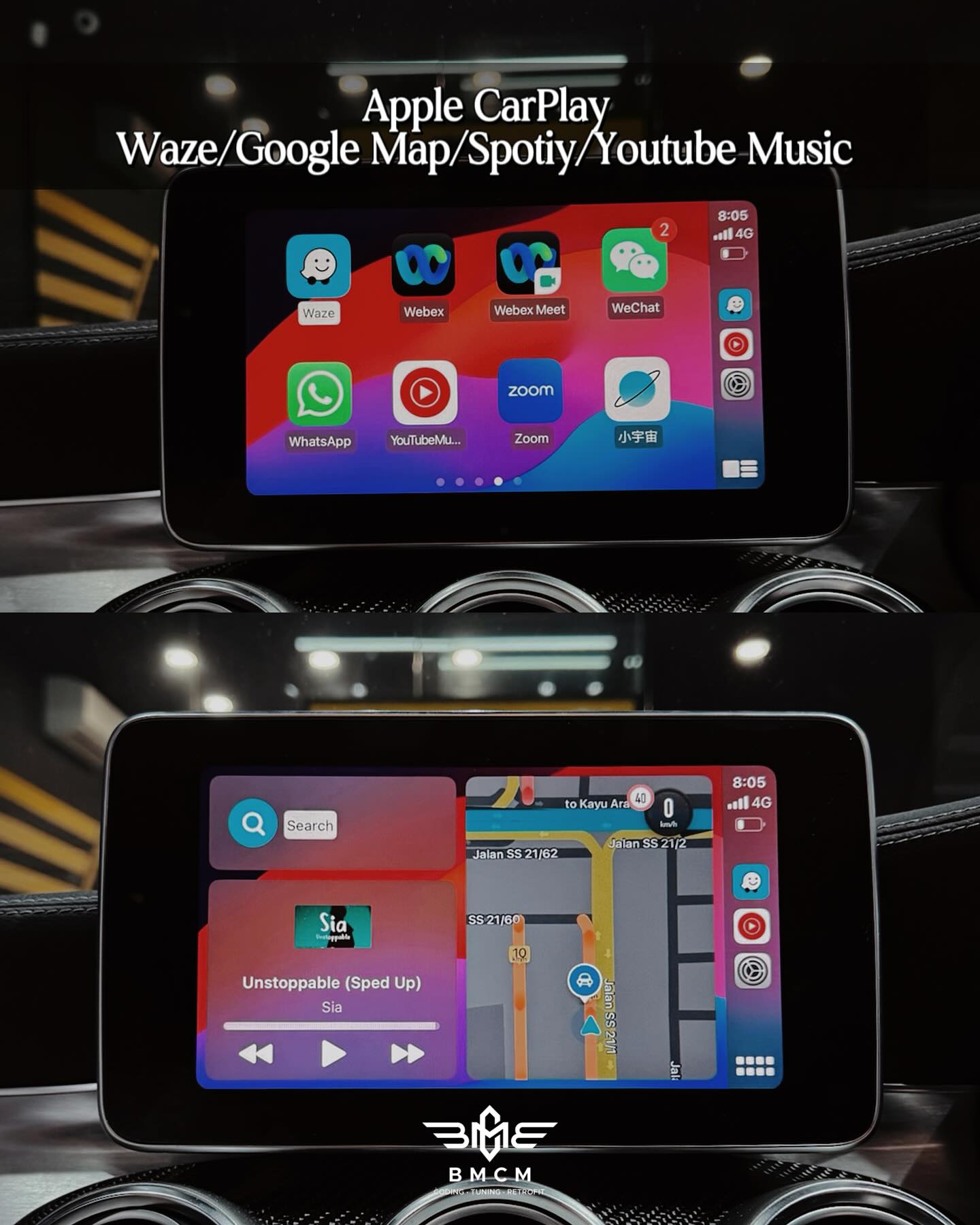Mercedes Aftermarket NTG 5.5 MMI Apple CarPlay/Android Auto Module