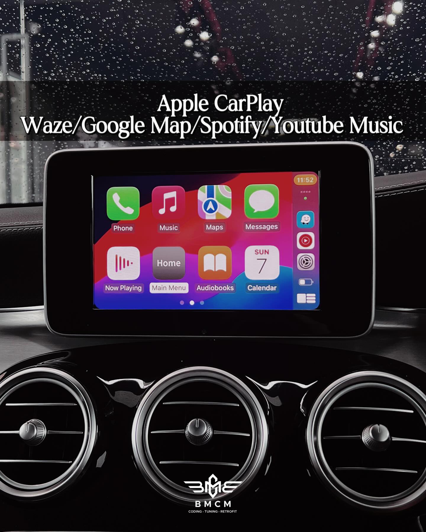 Mercedes Aftermarket NTG 5.5 MMI Apple CarPlay/Android Auto Module