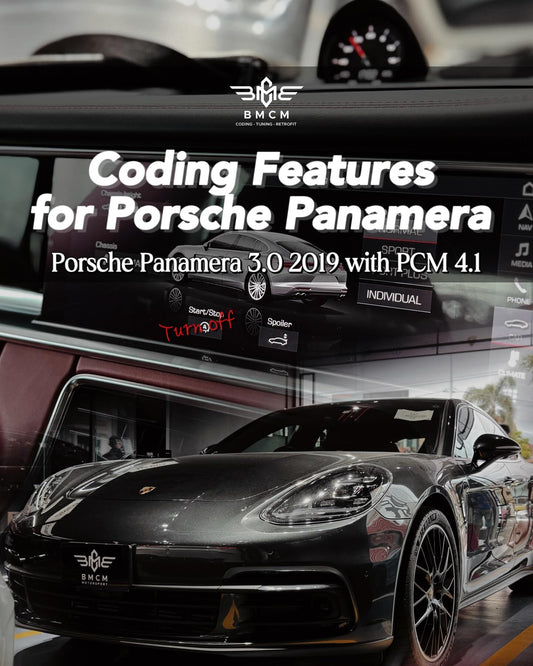 Feature Coding - Porsche Panamera with PCM 4.1