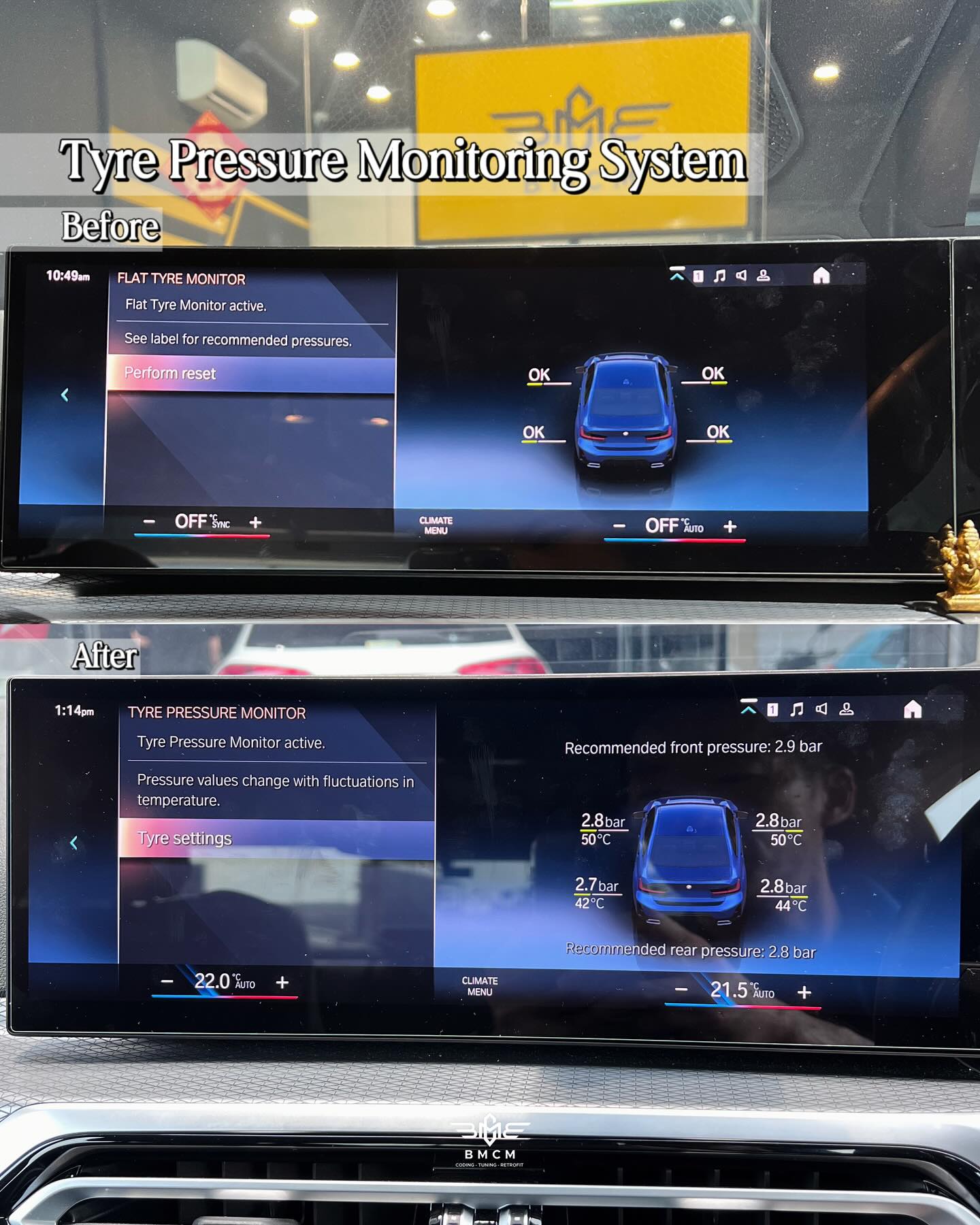 Tyre Pressure Monitoring System (G-series / MGU)
