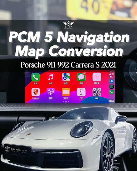 Porsche PCM 5 Europe Navigation Conversion Coding