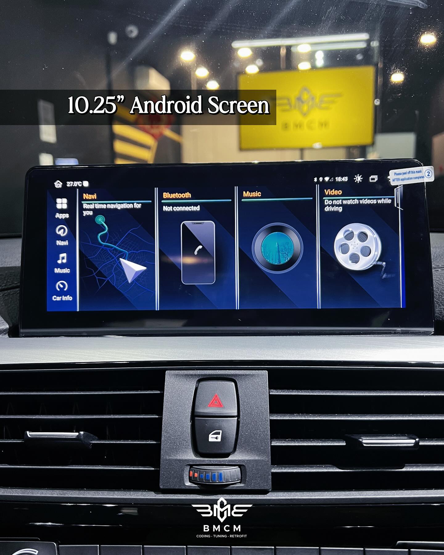 BMW 10.25" Android Screen Retrofit 4+64GB (F36)
