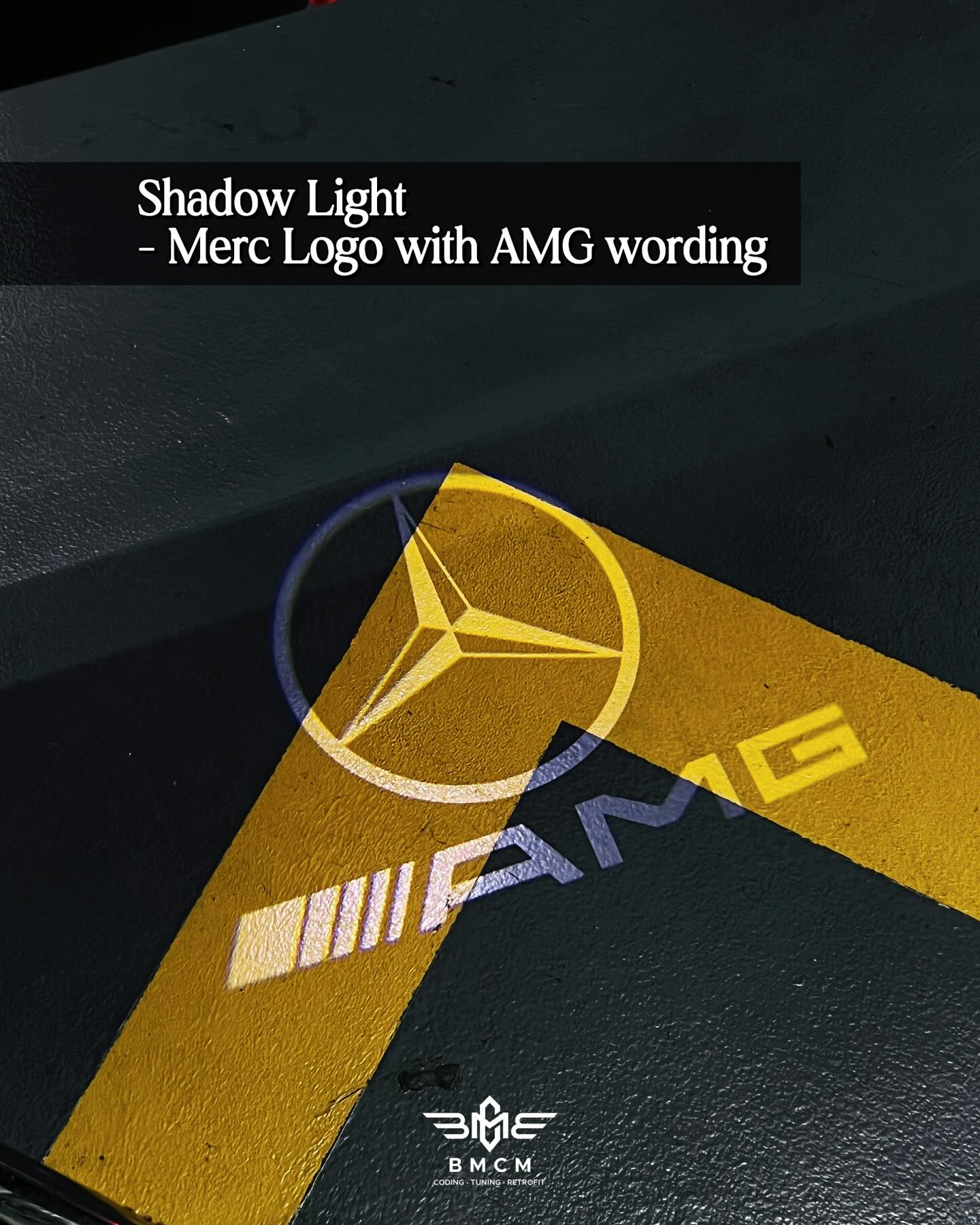 Shadow Light Merc Logo with AMG Wording