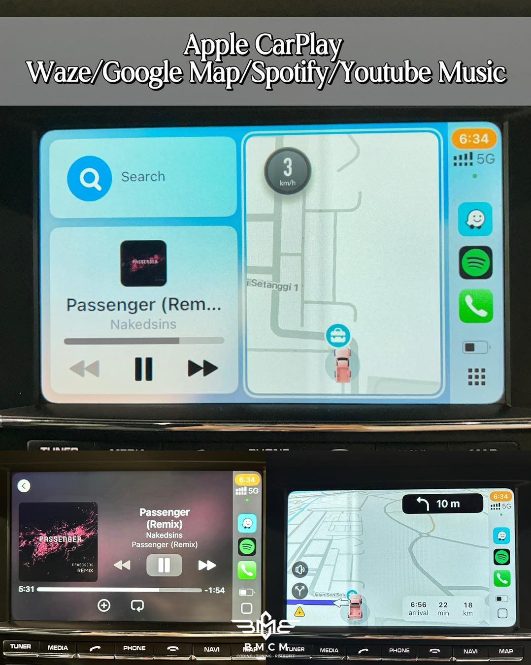 Aftermarket Porsche PCM 3.1 Apple CarPlay/Android Auto Module