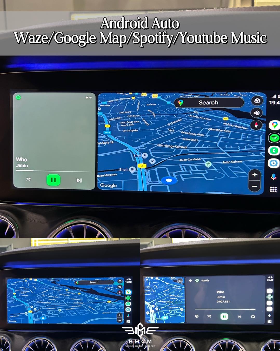 Mercedes Aftermarket NTG 5.5 MMI Apple CarPlay/Android Auto Module