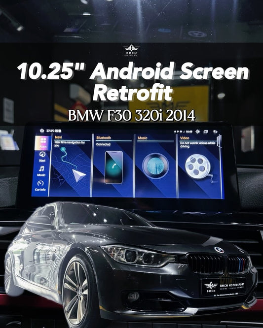 BMW 10.25" Android Screen Retrofit 4+64GB (F30)